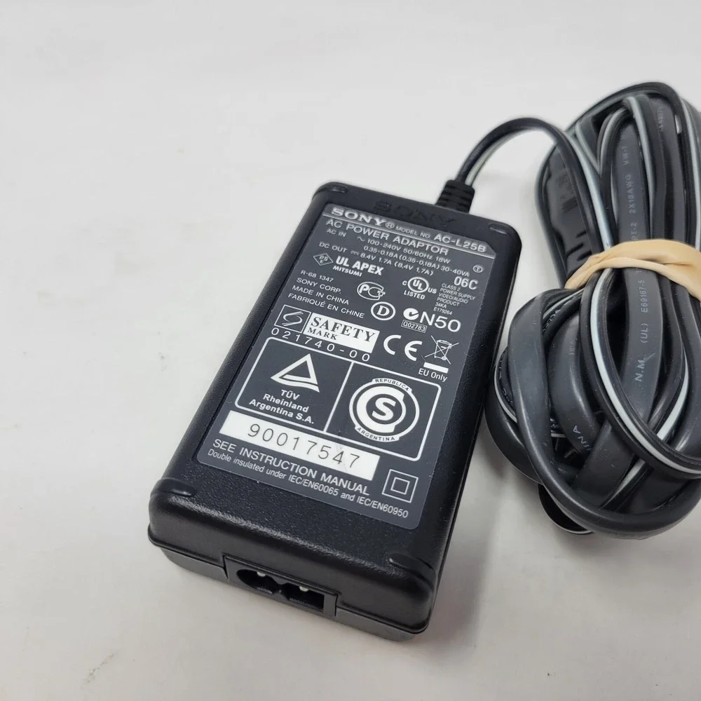Genuine Sony AC Power Supply‎ Adapter AC-L200 - AC-L200C - AC-L200D - AC-L25A